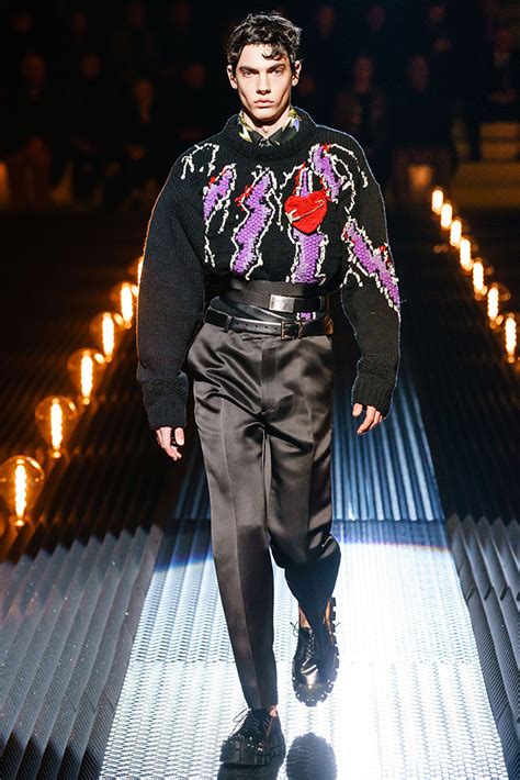 prada men spring 2019 vogue|Prada frankenstein dress.